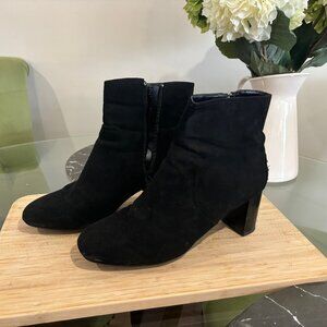 Black Velvet Boots